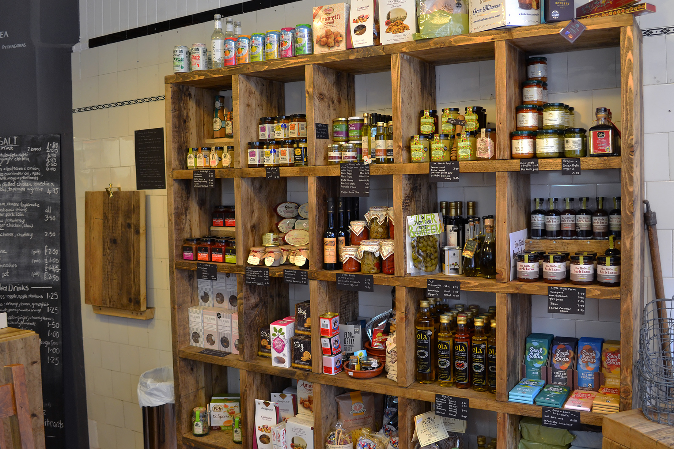 SALT deli shelving unit